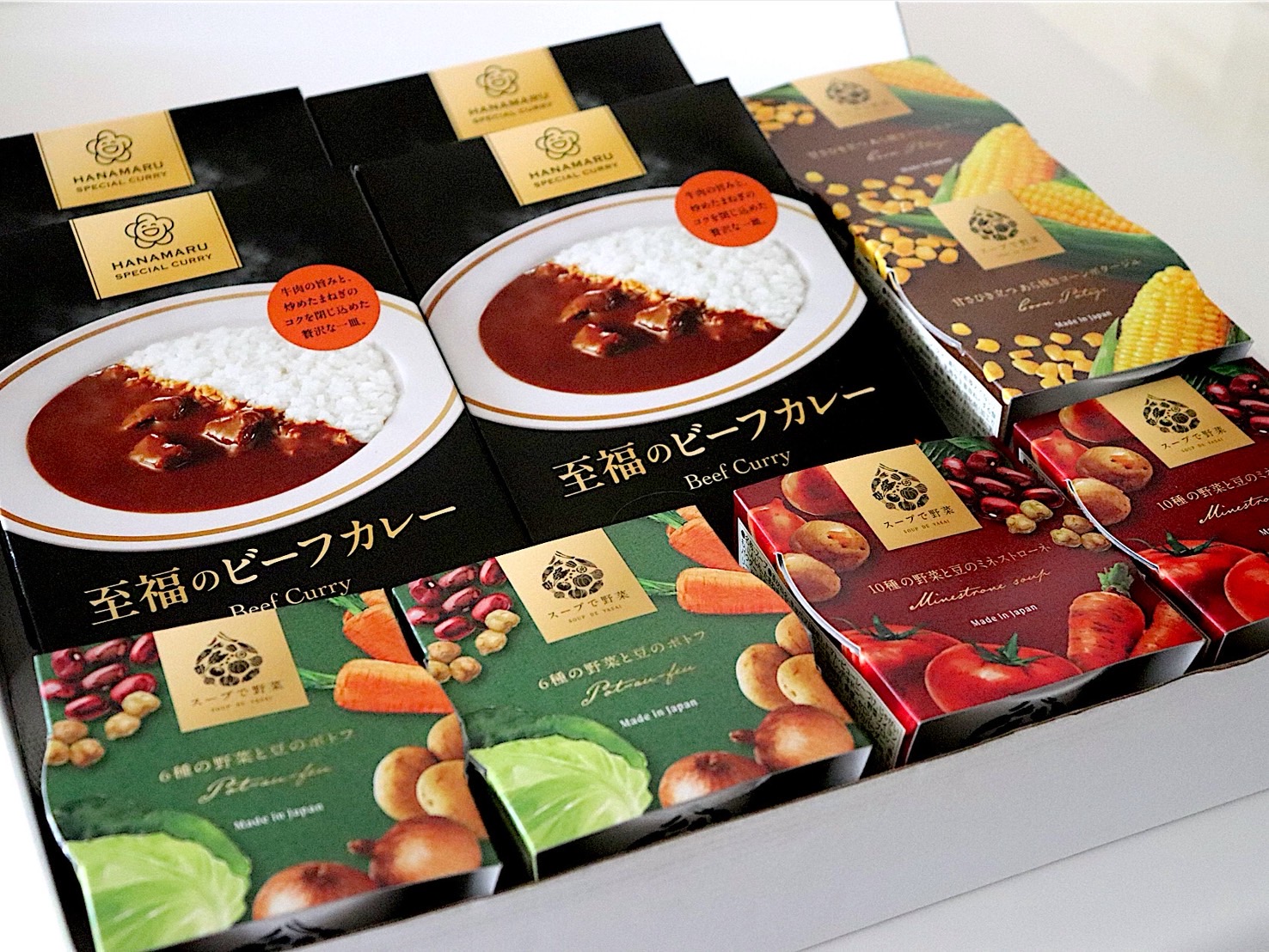 【サマーギフト】スープ３種類とカレーのセット