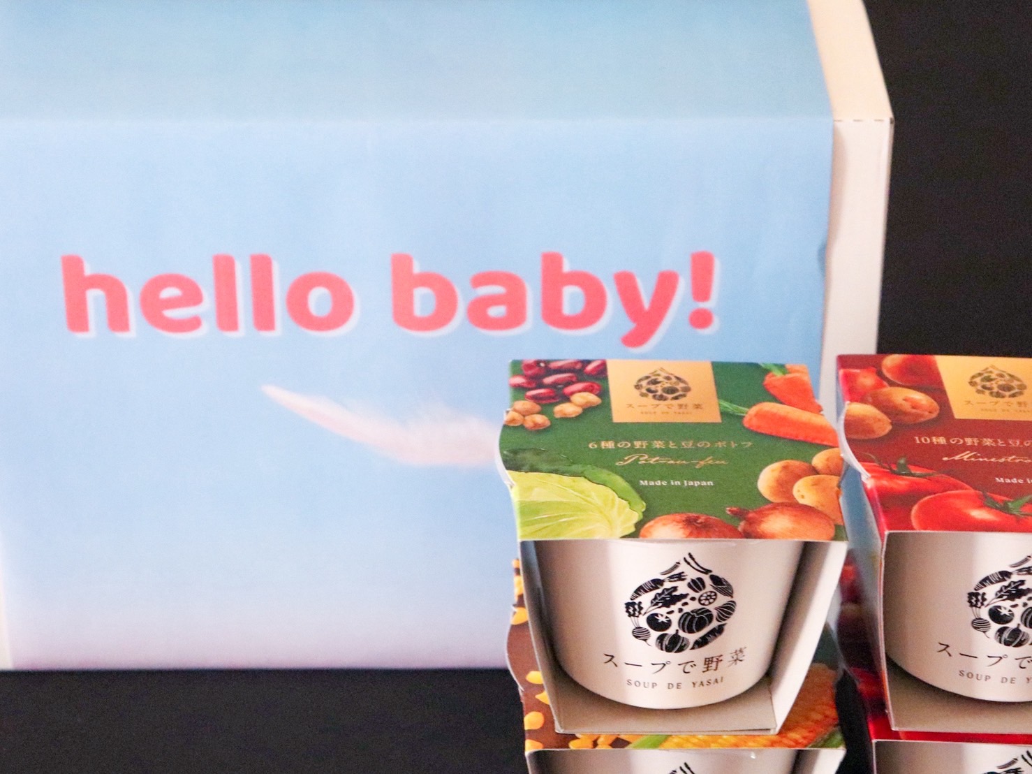 【出産祝い】 Happy Birth Soup Gift 6個入り