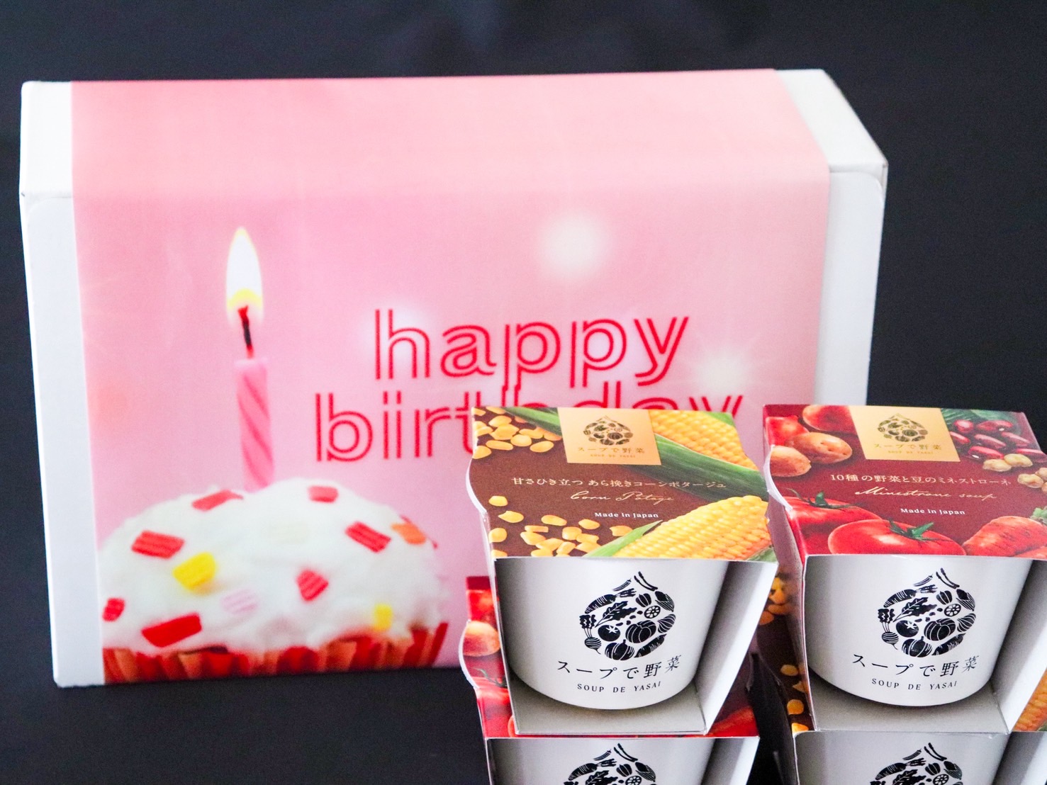 【誕生日祝い】Happy Birthday Soup Gift　6個入り