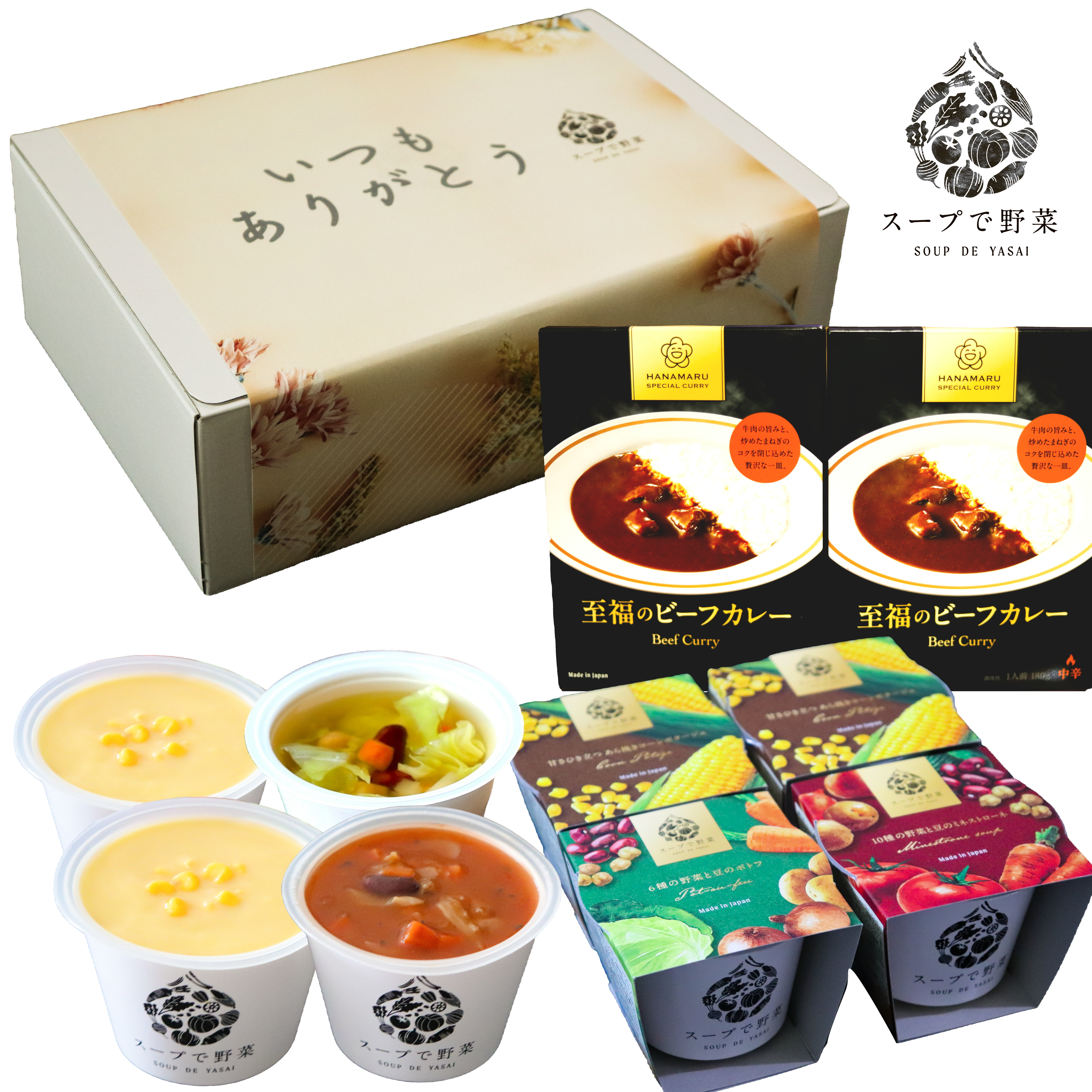 【敬老の日ギフト】スープとカレー　10個入りギフトボックス