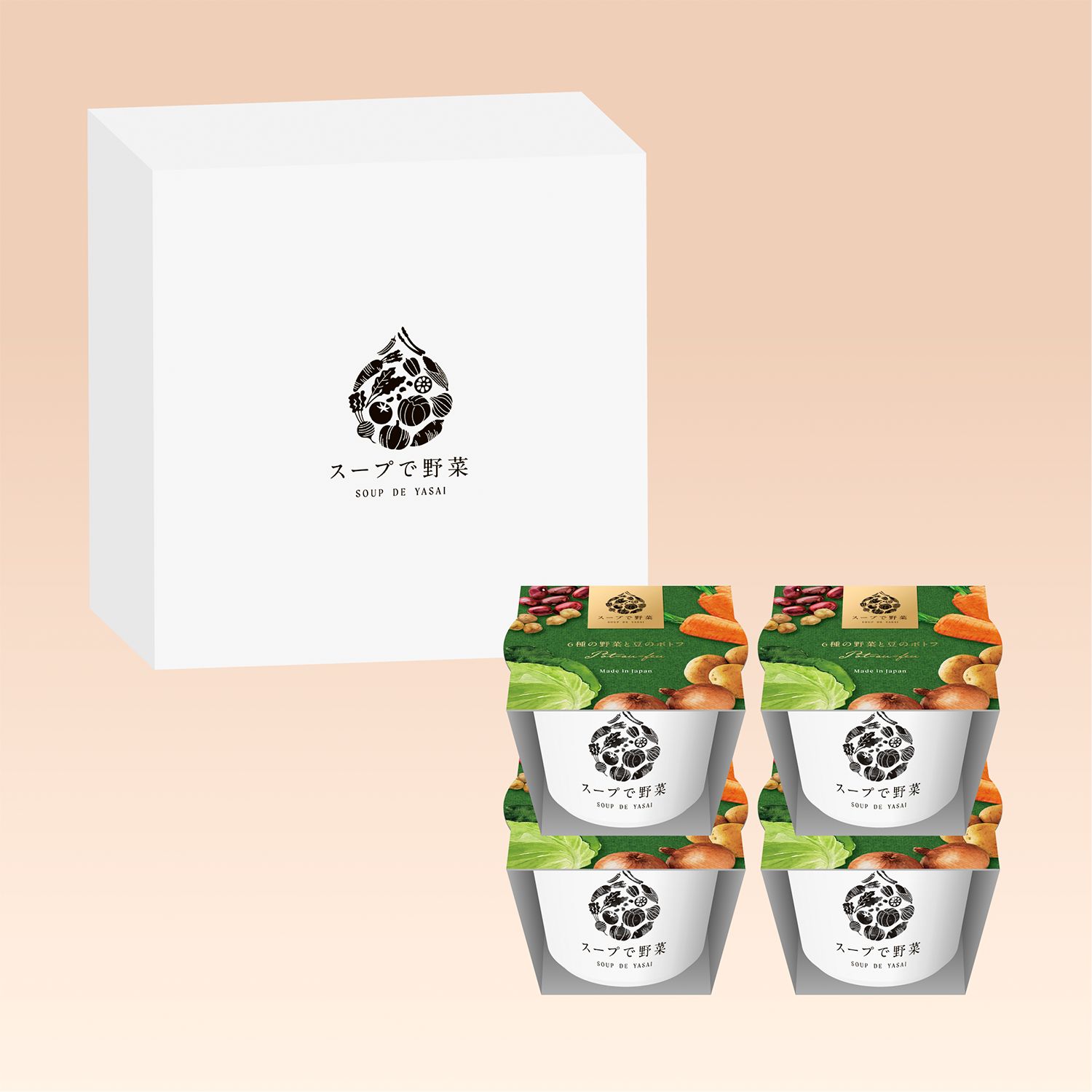 6種の野菜と豆のポトフ　4個入り